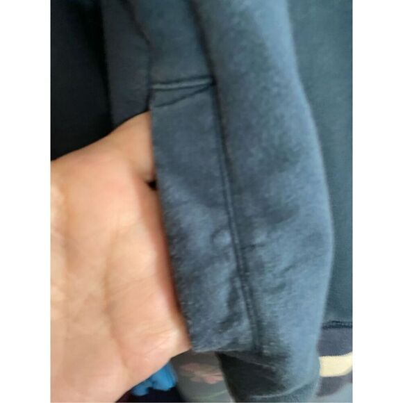 Mini Boden boys, full front zip blue sweatshirt with pockets size 5/6 - Picture 4 of 4